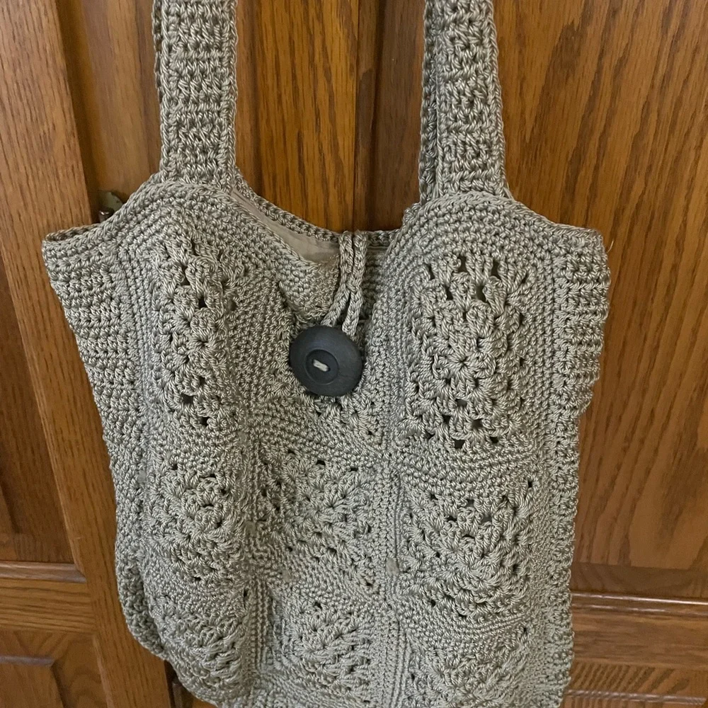 Vintage Crochet Shoulder Bag. GUC. - Picture 1 of 12
